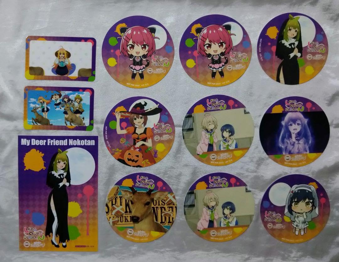 しかのこのこのここしたんたん ポストカード&コースター&トレカ TVアニメ『しかのこのこのここしたんたん』 ポストカードセット – TV